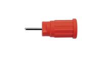 sepb-6449-ni-rt Schutzinger Red Female Banana Socket, 4 mm Connector, PC Pin Termination, 24A, 1000V, Nickel Plating
