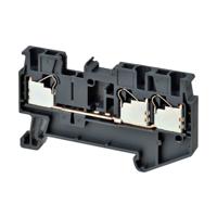 xw5t-p25-12-1 Omron DIN Rail Terminal Block, 17.5A, 14 AWG Wire, Push In Termination