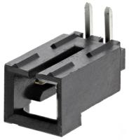 70553-0001 Molex SL Series Right Angle Through Hole PCB Header, 2 Contact(s), 2.54 mm Pitch, 1 Row, Shrouded