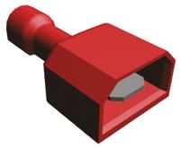 2-521102-2 TE Connectivity Ultra-Fast .187 Red Insulated Male Spade Connector, Tab, 4.75 x 0.51mm Tab Size, 0.3mm² to 0.8mm²