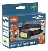 1600-0198 Ansmann LED HD200B Head Torch 185lm, 50 m Range