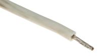 391445-wh005 Alpha Wire Hook-up Wire Silicone Series White 2.1 mm² Hook Up Wire, 14 AWG, 41/0.25 mm, 30m, Silicone Rubber