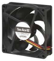 9s0912f4011 Sanyo Denki San Ace 9S Series Axial Fan, 12 V dc, DC Operation, 75.6m³/h, 1.68W, 140mA Max, 92 x 92 x 25mm