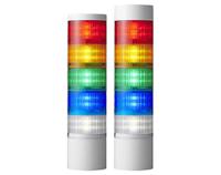 lr10-102wjnw-r Patlite LR10 Series Amber, Green, Red Signal Tower, 24 V, Upright