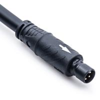 q8d-03ammm-ql8a01 Amphenol Industrial Female 3 way HS Lock D size to Unterminated Free End Sensor Actuator Cable, 1 m