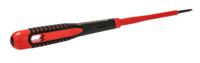 be-8010s Bahco Slotted  Screwdriver, 2.5 x 0.4 mm Tip, 75 mm Blade, VDE/1000V, 178 mm Overall