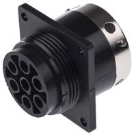 tr1807rfs1nb-192990-1300 ITT Cannon Circular Connector, 7 Contacts, Panel, Standard Connector, Socket, Female, IP65, Trident Ringlock Series