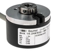 bhk-1624k500-b6-5 Baumer BHK Series Optical Incremental Encoder, 500 ppr, HTL/Push Pull Signal, Hollow Type, 6mm Shaft