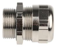 264-7386 ABB Metallic Nickel Plated Brass Cable Gland, M25 Thread, 10mm min., 14mm max., IP68