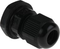 822-9666 RS PRO Black Nylon Cable Gland, PG7 Thread, 3.5mm min., 6mm max., IP68