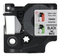 18444 Dymo Black on White Label Printer Tape, 5.5 m Length, 12 mm Width