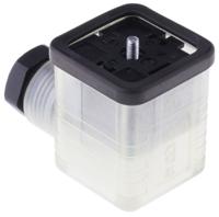 933802112-gdml-2009-rc-230-1 Hirschmann GDML 2P+E DIN 43650 A, Female Solenoid Valve Connector with Indicator Light, 250 V ac/dc Voltage