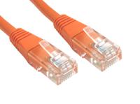240-6300 RS PRO, 1m Cat6, Orange RJ45 to Male RJ45 Male, U/UTP Unshielded, Terminated PVC Sheath
