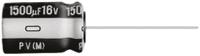 upv1e151mgd Nichicon 150μF Aluminium Electrolytic Capacitor 25V dc, Radial, Through Hole - UPV1E151MGD