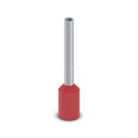 2100090 Phoenix Contact, AI-GB 1-12 RD Insulated Bootlace Ferrule, 12mm Pin Length, 1.5mm Pin Diameter, Red