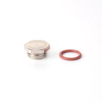 211-6788 RS PRO Blanking Plug, M12, 12.2mm Hole Diameter, Nickel Plated Brass, Threaded