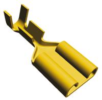 5-160432-3 TE Connectivity FASTON .250 Uninsulated Female Spade Connector, Receptacle, 6.35 x 0.81mm Tab Size, 0.5mm² to 1.5mm²