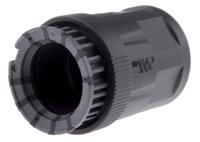 nknh-m253-11 PMA Fixed Fitting, Conduit Fitting, 23mm Nominal Size, M25 x 1.5, Brass, Black IP68, IP69K rating