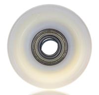 top100x50-20 Tente White Polyamide Low Roll Resistence Trolley Wheel, 1200kg