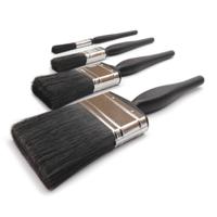 200-9214 Cottam 0.5", 1", 2", 3" Synthetic Paint Brush Set with Flat Bristles