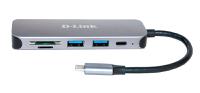 dub-2325e D-Link 3 Port USB C USB A, USB C USB C Hub, USB Bus Powered, 118 x 35 x 13.5mm