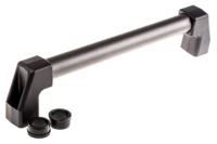 37711 Elesa Black Aluminium Handle 78 mm Height, 38mm Width, 374mm Length