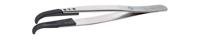 2abcprsa1 ideal-tek 130 mm, PEEK (Tip), Stainless Steel (Body), Flat; Rounded, ESD Tweezers