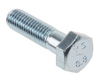 917-3138 RS PRO Bright Zinc Plated Steel, Hex Bolt, M8 x 30mm