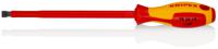 98-20-10 Knipex Slotted Insulated Screwdriver, 10 mm Tip, 200 mm Blade, VDE/1000V, 320 mm Overall