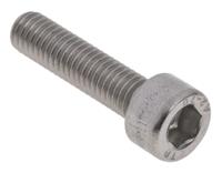 281-136 RS PRO Plain Stainless Steel Hex Socket Cap Screw, DIN 912, M6 x 25mm