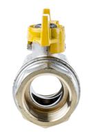 733-5287 RS PRO Brass Full Bore, 2 Way, Ball Valve, Threaded, BSPP 1in, 40 → 30bar Operating Pressure