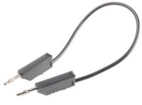934058100 Hirschmann Test & Measurement, 16A, 60V dc, Black, 250mm Lead Length