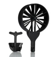 0635-9430 Testo Vane Probe for Air Velocity, Temperature, Volume Flow, +70°C Max