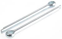 270-158 RS PRO 50.8mm Bright Zinc Plated Steel Split Pin, 4mm Diameter