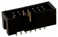 1761681-5 TE Connectivity AMP-LATCH Series Straight Through Hole PCB Header, 14 Contact(s), 2.54 mm Pitch, 2 Row, Shrouded