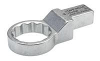58221046 STAHLWILLE 732/100 Series Crow Ring Insertion Ring Spanner, 65 mm, 22 x 28mm Insert, Chrome Plated Finish