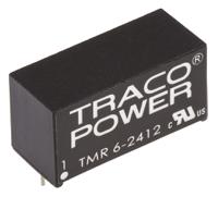 tmr-6-2412 TRACOPOWER TMR 6 DC-DC Converter, 12V dc/ 500mA Output, 18 → 36 V dc Input, 6W, Through Hole, +70°C Max Temp
