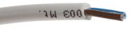 775-6069 RS PRO 2182Y 0.5 mm² 2 Core Power Cable, H03VV-F, White PVC, 100m