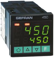 450-d-r-1 Gefran 450 PID Temperature Controller, 48 x 48 (1/16 DIN)mm, 2 Output Logic, Relay, 100 → 240 V ac Supply Voltage