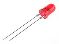 tlhr5205 Vishay3 V Red LED 5mm Through Hole, TLHR5205