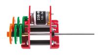 238-9636 RS PRO Brushed Geared DC Geared Motor, 2.51 W, 3 V dc, 5 mNm, 2 → 3700 rpm, 2mm Shaft Diameter