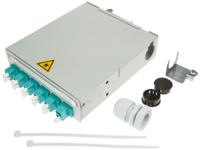 h82050k0005 Telegartner 6 Port LC Multimode Duplex Fibre Optic Patch Panel With 6 Ports Populated