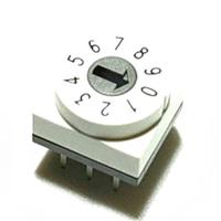241-266 RS PRO 10 Way Through Hole DIP & SIP Switch SPST, Rotary Actuator