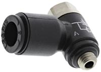 7010-06-19 Legris 7010 Series Threaded Flow Regulator, M5 x 0.8 Male Inlet Port x 6mm Tube Outlet Port