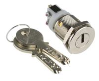 k640062-ni Kaba Key Switch, SP-CO, 5 A@ 250 V ac 2-Way Flat, Random-Key