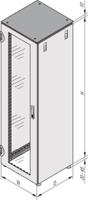 10130-005 nVent SCHROFF Varistar Series 38U Server Rack , 1800 x 600 x 600mm