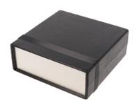 1598bbk Hammond 1598 Black Flame Retardant ABS Instrument Case, 134.3 x 135.2 x 51mm