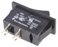 1634202-1 TE Connectivity SPST, On-Off Rocker Switch Panel Mount