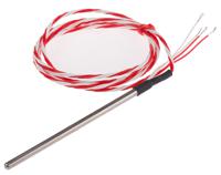 123-5610 RS PRO PT100 RTD Sensor, 4mm Dia, 90mm Long, 4 Wire, Probe, Class B +200°C Max