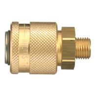 30kaiw13spn Legris Anodised Aluminium Female Pneumatic Quick Connect Coupling, BSPP 1/4 in Female 30mm Female Thread